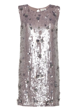 P.A.R.O.S.H. Glow mini dress - Grey
