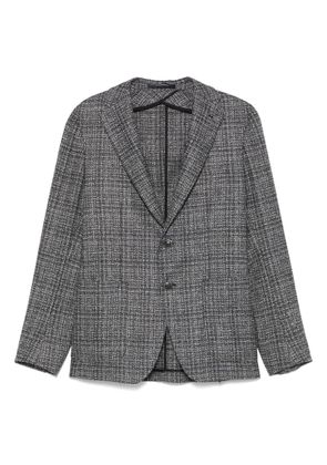 Tagliatore check-print blazer - Grey