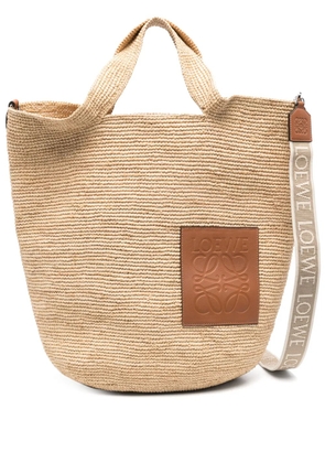 LOEWE large Slit tote bag - Neutrals