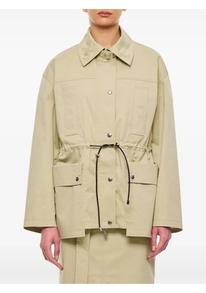 Halfboy drawstring-waist parka jacket - Neutrals