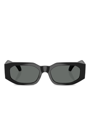 Versace Eyewear logo-embellishment sunglasses - Black