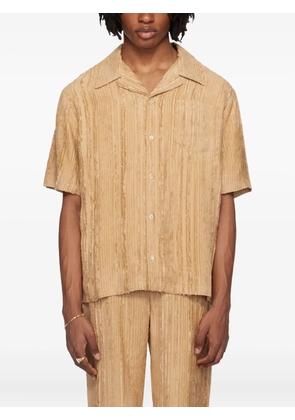 Séfr Dalian striped pocket shirt - Neutrals