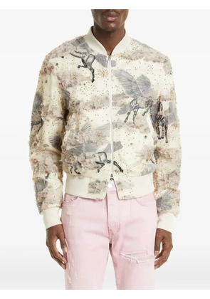 AMIRI floral sequin jacket - Neutrals