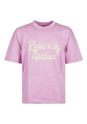 RETERNITY logo-print t-shirt - Pink