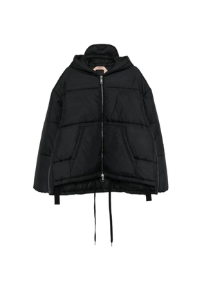 Nº21 hooded puffer jacket - Black