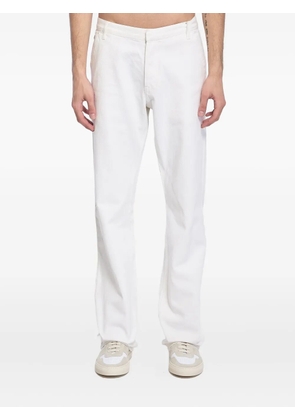 Cesare Paciotti snap-button cotton jeans - White