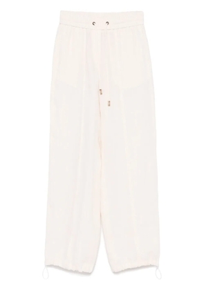 Peserico linen straight-leg trousers - Neutrals