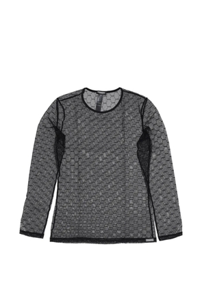 DSQUARED2 lace long-sleeve top - Black