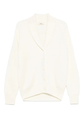 Barena ribbed shawl-collar cardigan - Neutrals