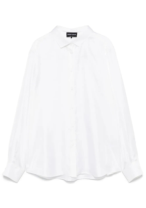Giorgio Armani silk shirt - White