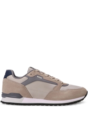 BOSS panelled sneakers - Neutrals