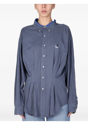 1/OFF pleated shirt - Blue