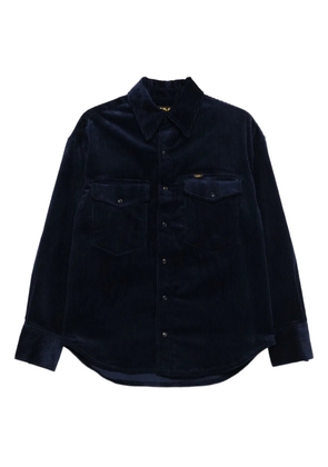 LOIS JEANS corduroy pocketed shirt - Blue
