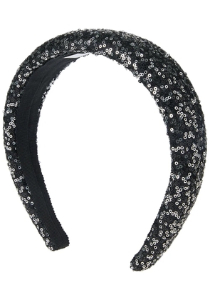 Maison Michel Miwa sequin-embellished headband - Black