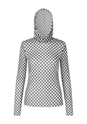 Baum Und Pferdgarten Junetta checkered hoodie - Black