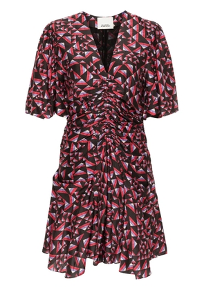 ISABEL MARANT Lienne ruched mini dress - Black