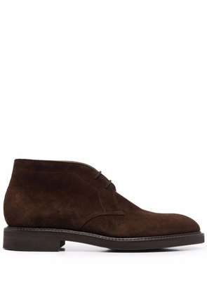 John Lobb Heywood suede boots - Brown