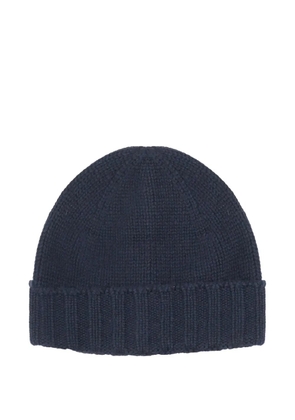 John Galliano ribbed cuff hat - Blue