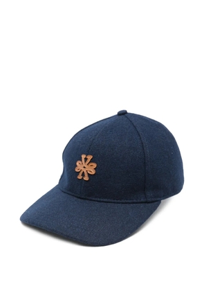 Jacob Cohën logo embellished baseball cap hat - Blue