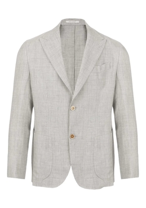 Eleventy single-breasted blazer - Grey