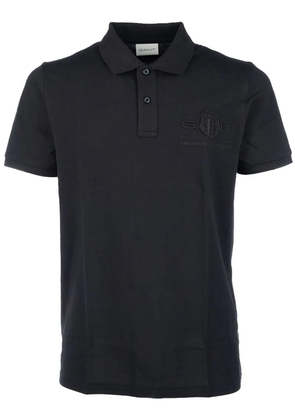 Gant embroidered polo shirt - Black