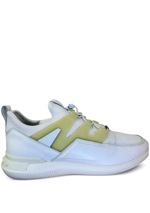Tod's leather panel sneakers - White