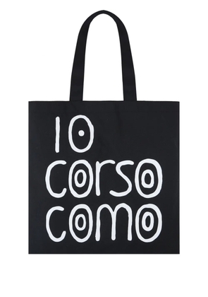 10 CORSO COMO logo-print canvas tote bag - Black