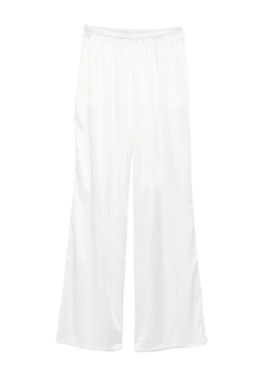 Purotatto satin trousers - White