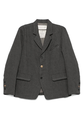 A Tentative Atelier decorative-stitching blazer - Grey