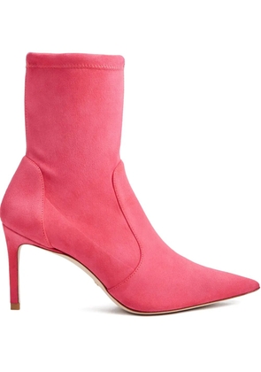 Stuart Weitzman 85mm stretch bootie - Pink