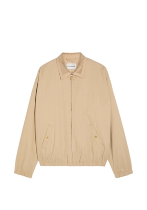 Drôle De Monsieur collared zip jacket - Neutrals