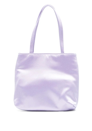 Hai silk tote bag - Purple