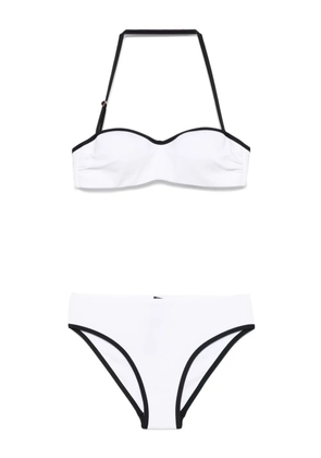 Giorgio Armani logo-print bikini - White