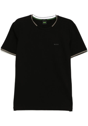 BOSS logo-print T-shirt - Black
