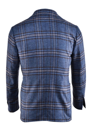 SARTORIO NAPOLI plaid-pattern blazer - Blue