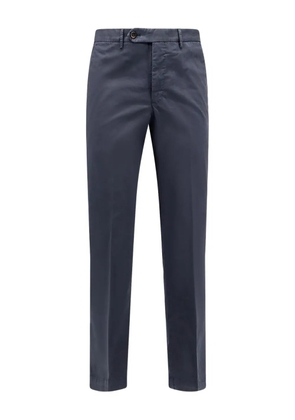 PT Torino pleated pocketed straight-leg trousers - Blue