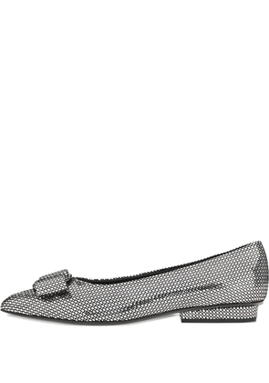 Ferragamo bow-detail ballet flats - Black