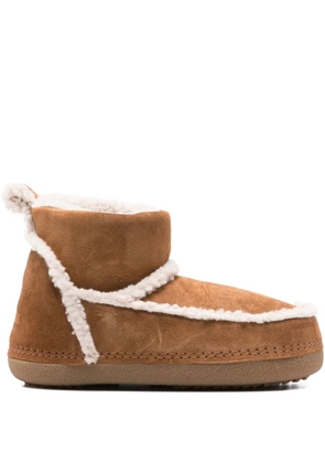 Inuikii Classic Shearling Low suede ankle boots - Brown