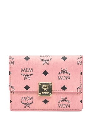MCM Aren chain wallet - Pink