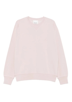 MARANT logo-embroidered crew-neck sweatshirt - Pink