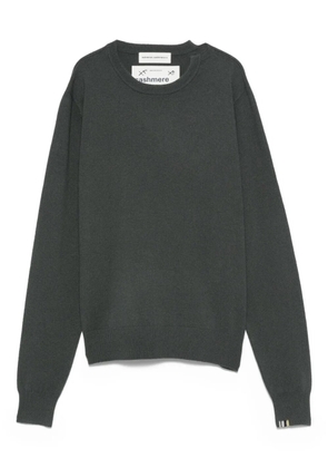 extreme cashmere round-neck cashmere-blend sweater - Grey