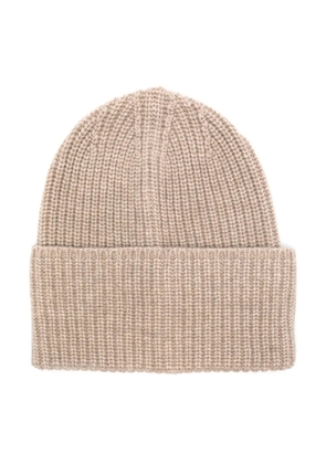 Zanone fisherman’s knit beanie - Neutrals