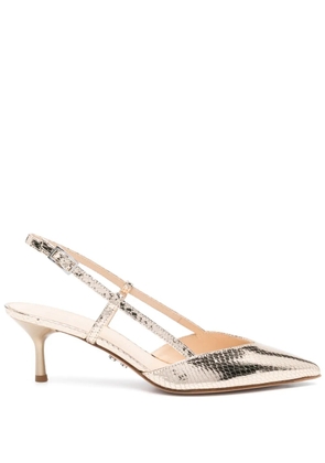 Sergio Levantesi 60mm Chantal pumps - Gold