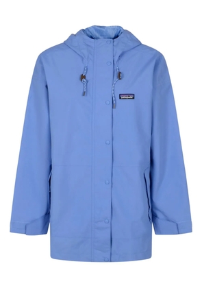 Patagonia hooded button-fastening jacket - Blue