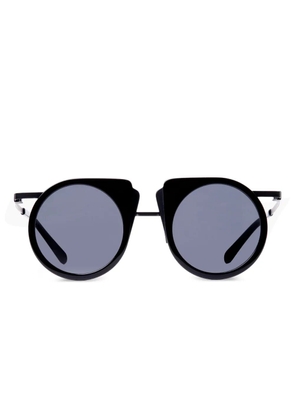 Gamine round-frame tinted sunglasses - Black