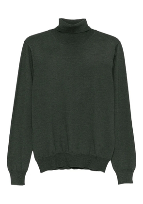 Tagliatore roll-neck wool sweater - Green