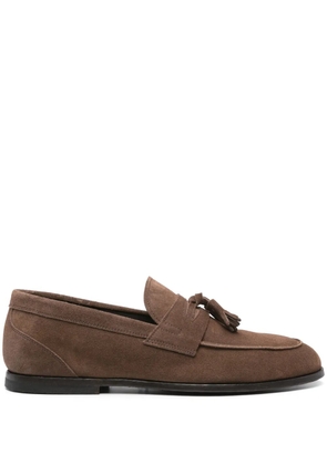 Cenere GB suede loafers - Brown