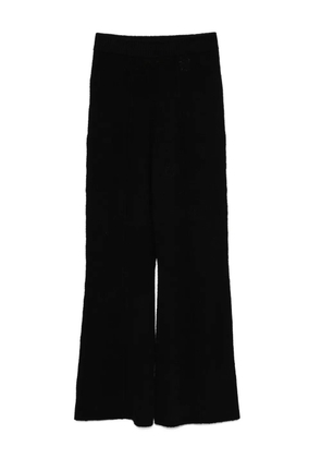 Guest In Residence bouclé flared trousers - Black