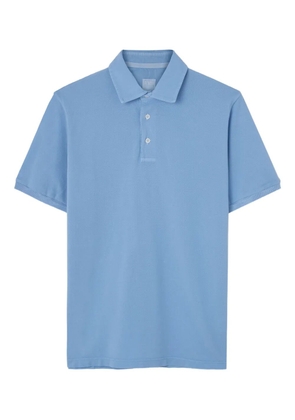 Fedeli short-sleeve polo shirt - Blue