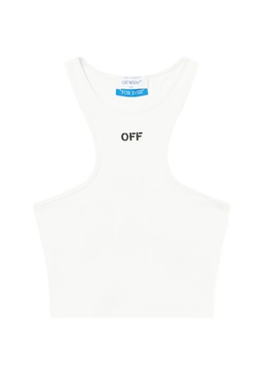 Off-White Off Stamp ribbed tank top